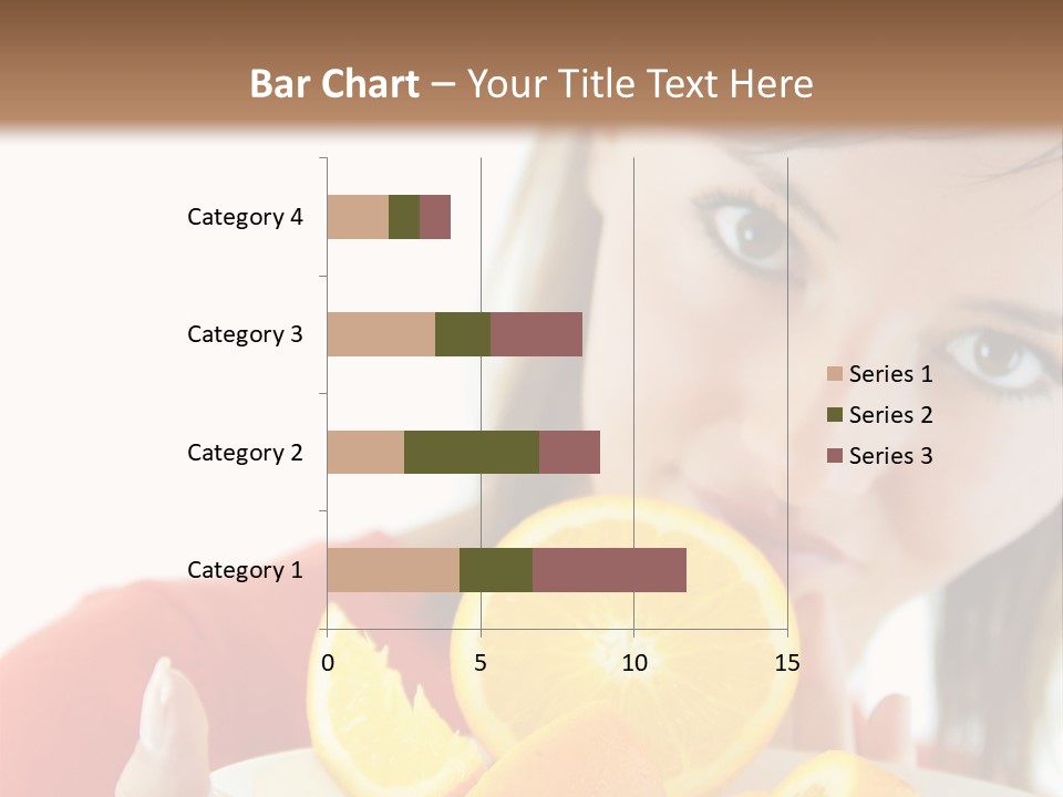 Brunette Exotic Lollipop PowerPoint Template