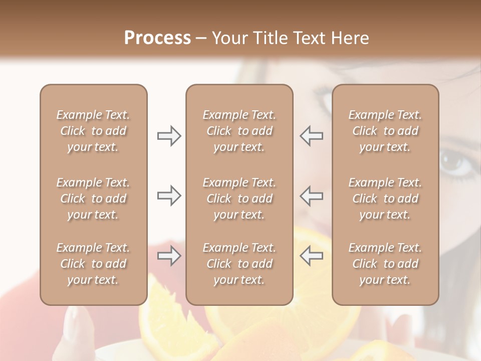 Brunette Exotic Lollipop PowerPoint Template