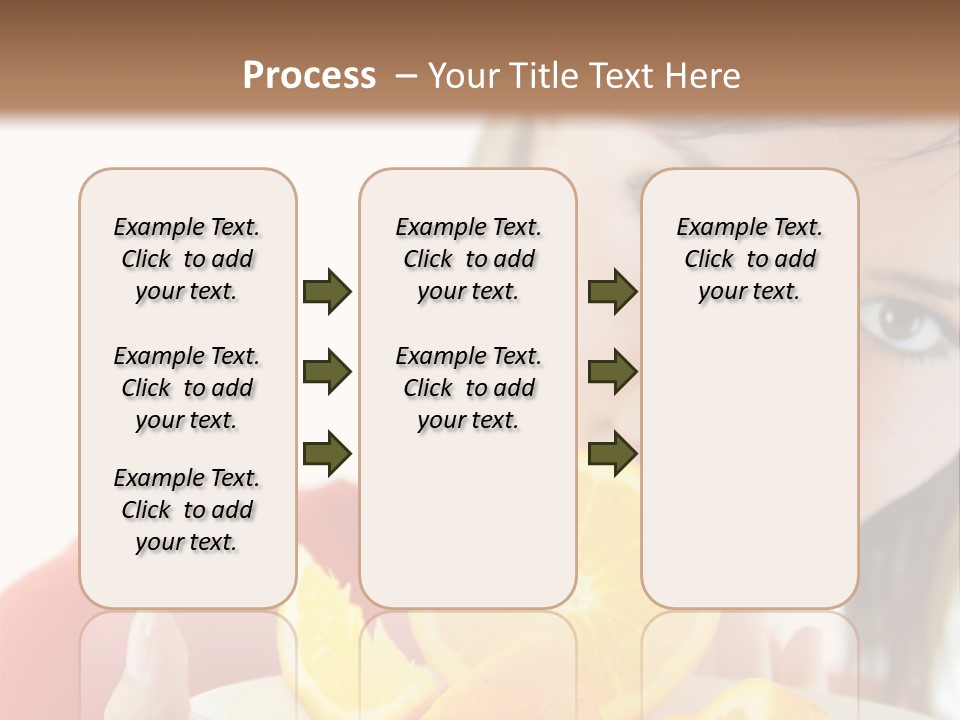 Brunette Exotic Lollipop PowerPoint Template