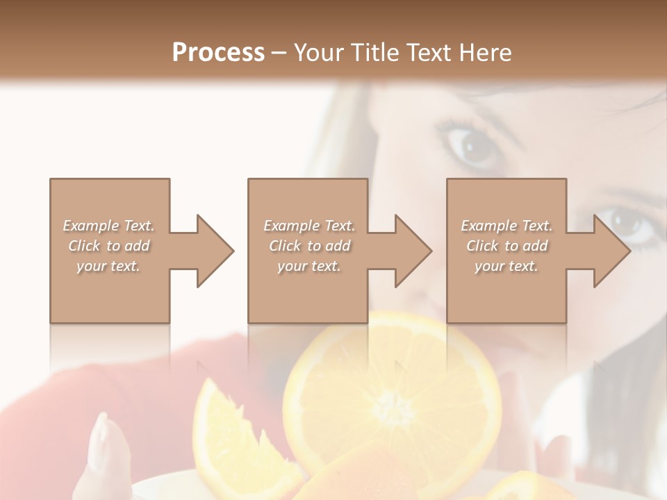 Brunette Exotic Lollipop PowerPoint Template