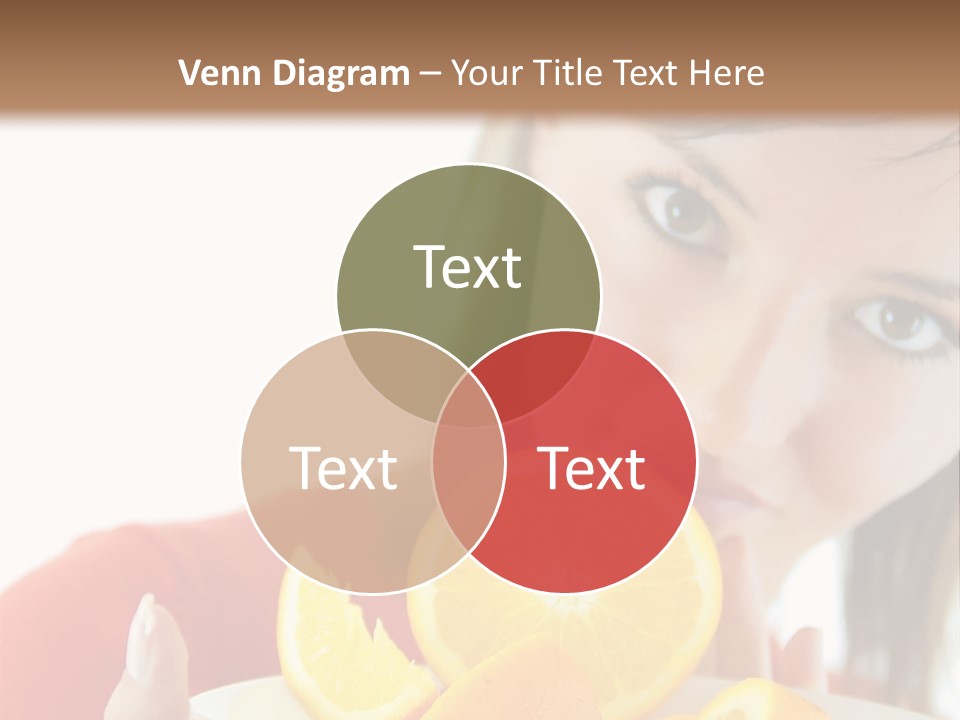 Brunette Exotic Lollipop PowerPoint Template