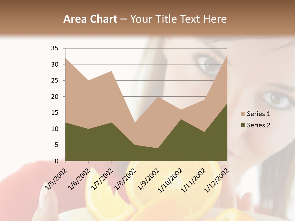 Brunette Exotic Lollipop PowerPoint Template