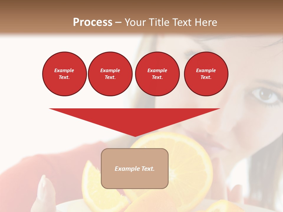 Brunette Exotic Lollipop PowerPoint Template