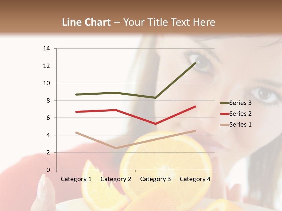 Brunette Exotic Lollipop PowerPoint Template