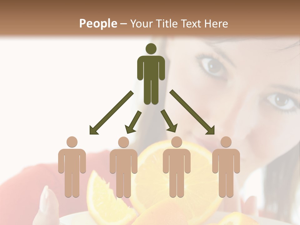 Brunette Exotic Lollipop PowerPoint Template