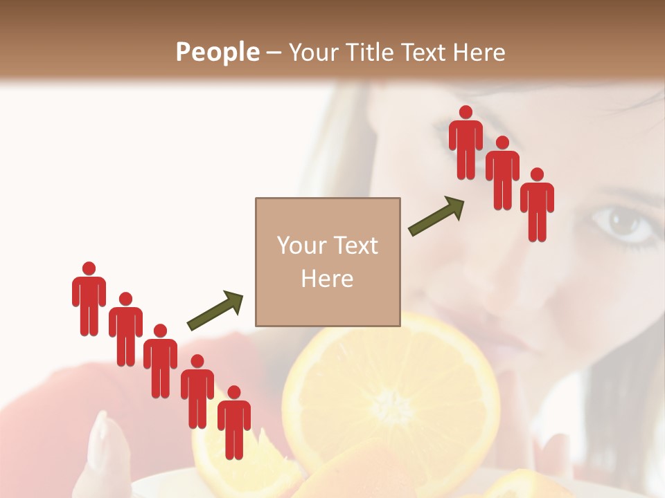 Brunette Exotic Lollipop PowerPoint Template