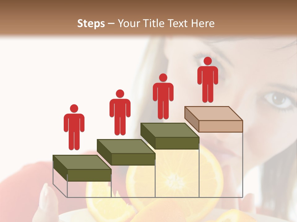 Brunette Exotic Lollipop PowerPoint Template