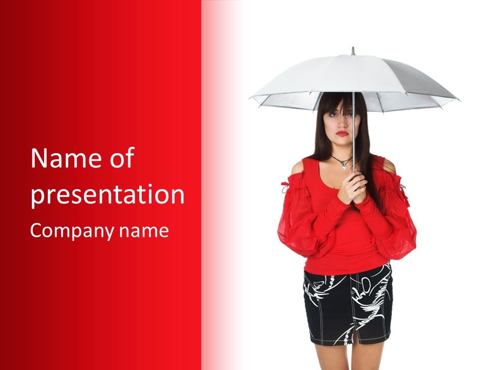 Beautiful Sensuality Security PowerPoint Template