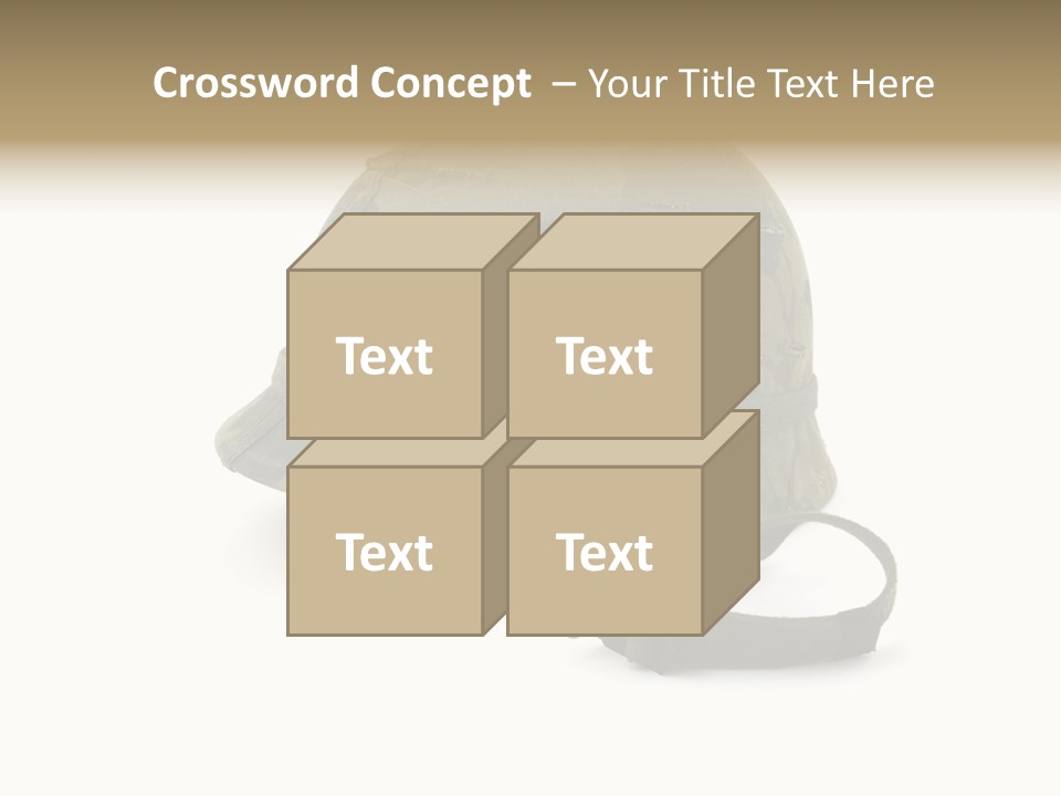 Helmet American World PowerPoint Template