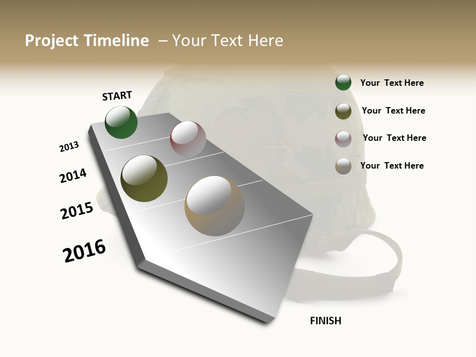 Helmet American World PowerPoint Template