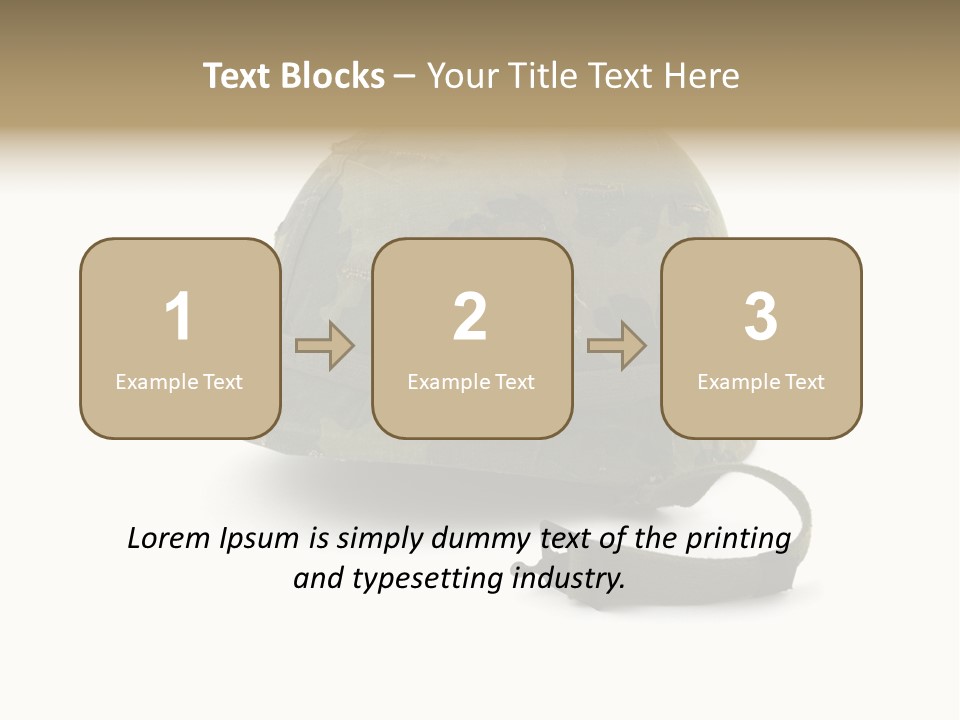 Helmet American World PowerPoint Template
