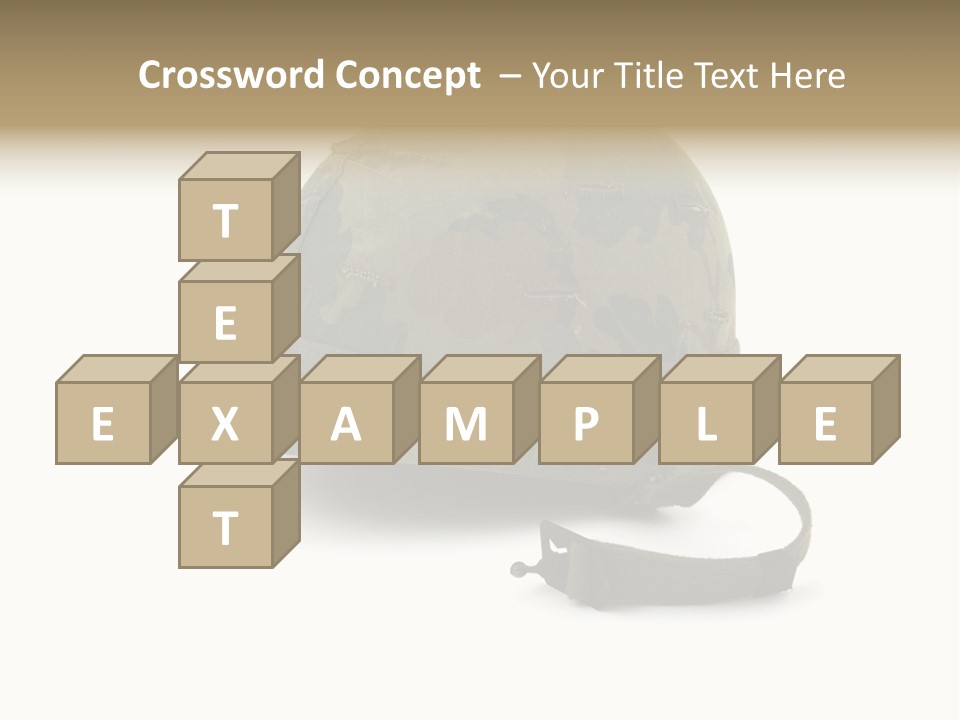 Helmet American World PowerPoint Template