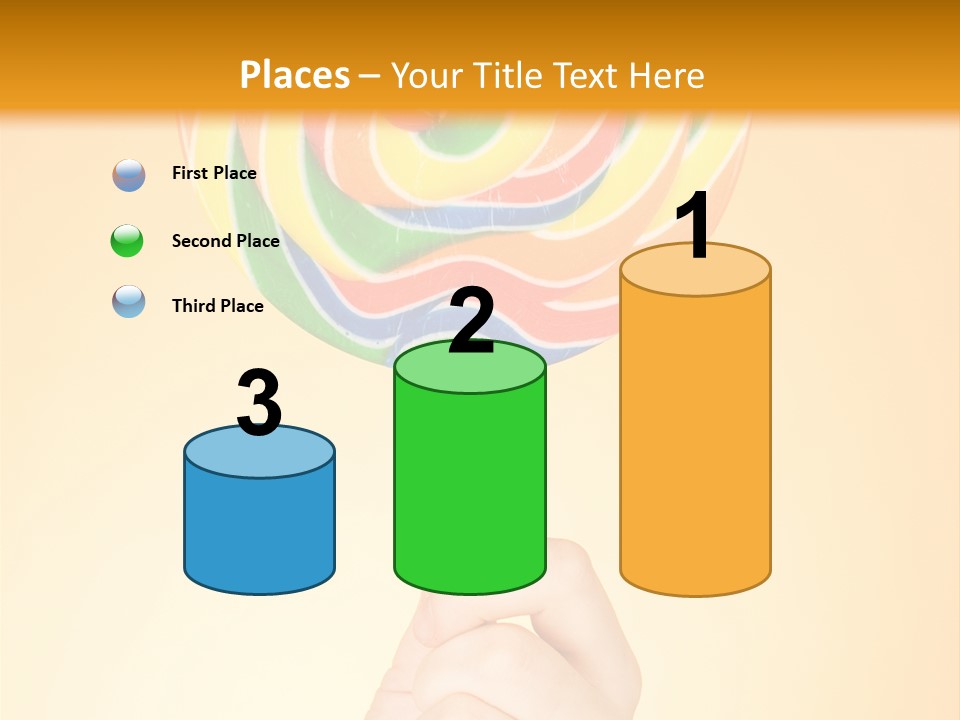 Glucose Cane Snack PowerPoint Template