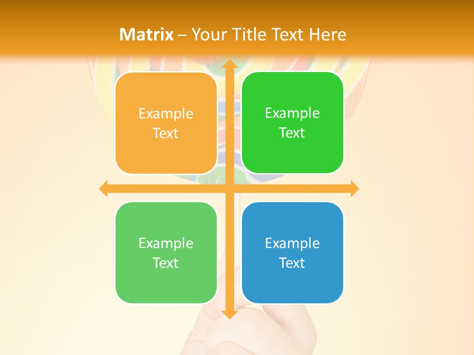 Glucose Cane Snack PowerPoint Template