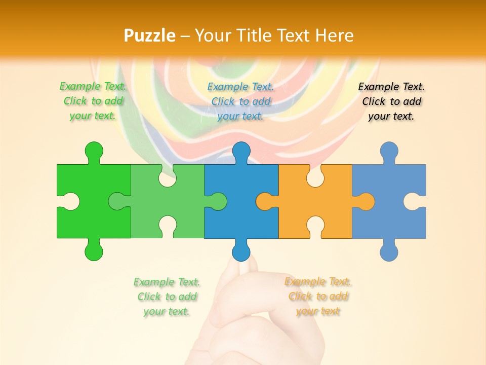 Glucose Cane Snack PowerPoint Template