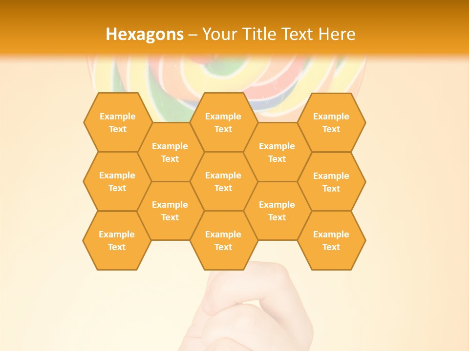 Glucose Cane Snack PowerPoint Template