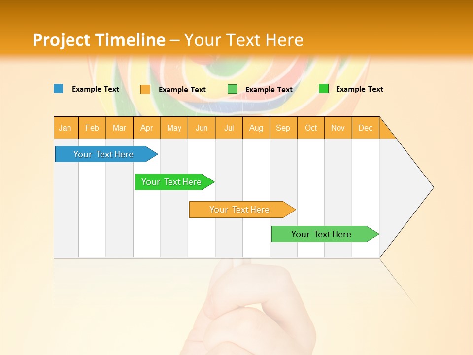 Glucose Cane Snack PowerPoint Template
