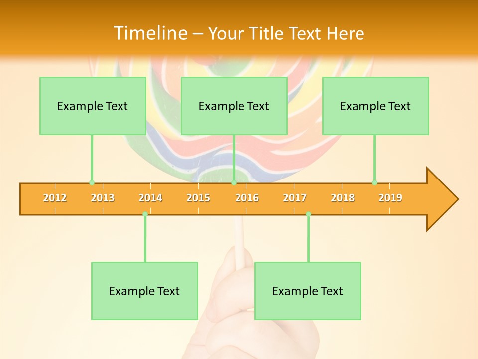 Glucose Cane Snack PowerPoint Template