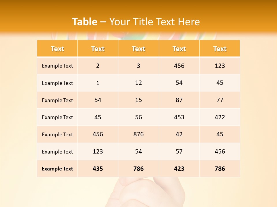 Glucose Cane Snack PowerPoint Template
