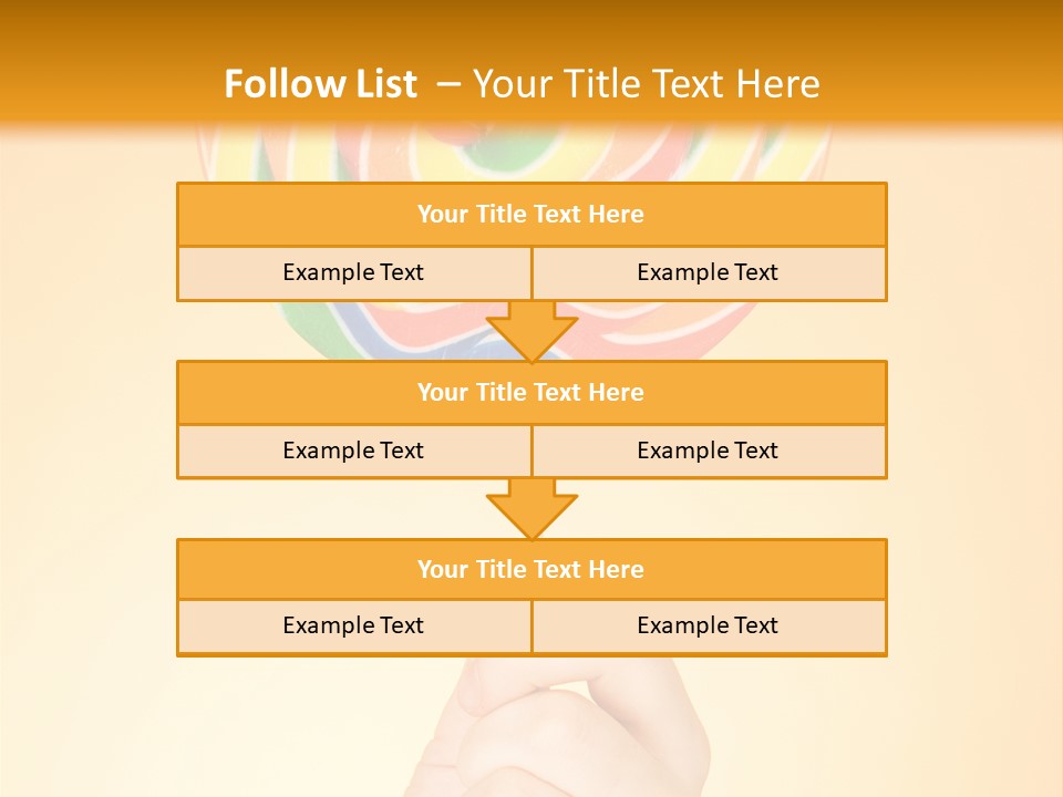 Glucose Cane Snack PowerPoint Template