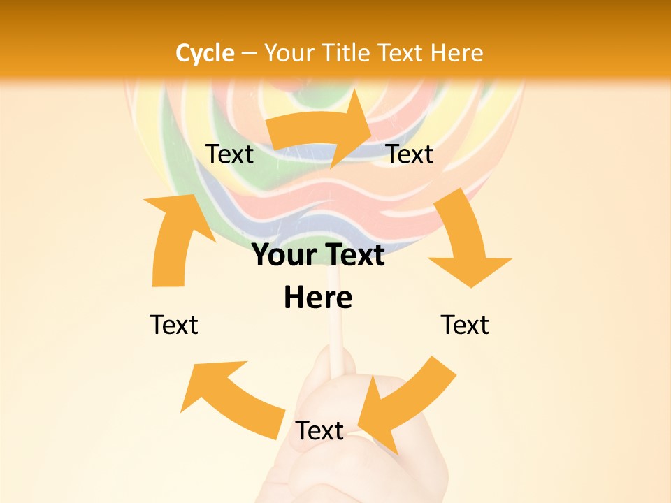 Glucose Cane Snack PowerPoint Template