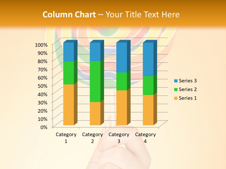 Glucose Cane Snack PowerPoint Template