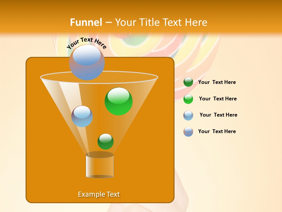 Glucose Cane Snack PowerPoint Template