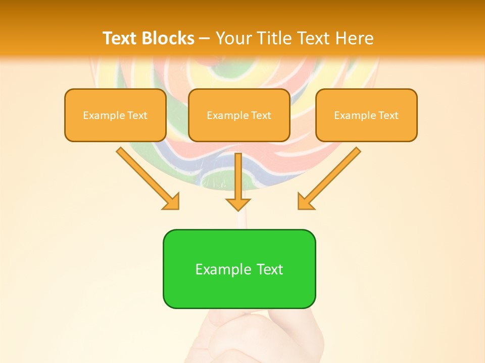 Glucose Cane Snack PowerPoint Template