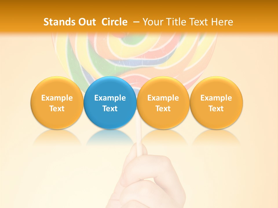 Glucose Cane Snack PowerPoint Template