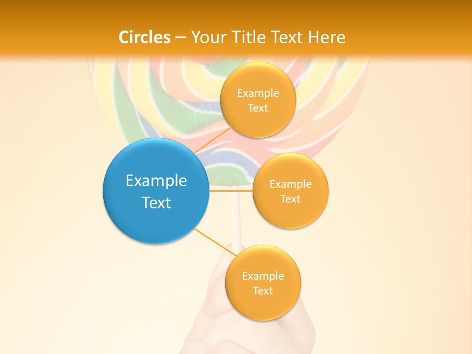 Glucose Cane Snack PowerPoint Template