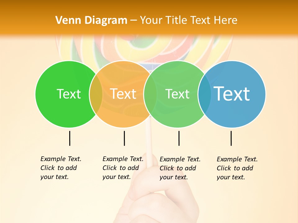 Glucose Cane Snack PowerPoint Template