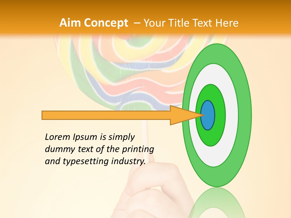 Glucose Cane Snack PowerPoint Template