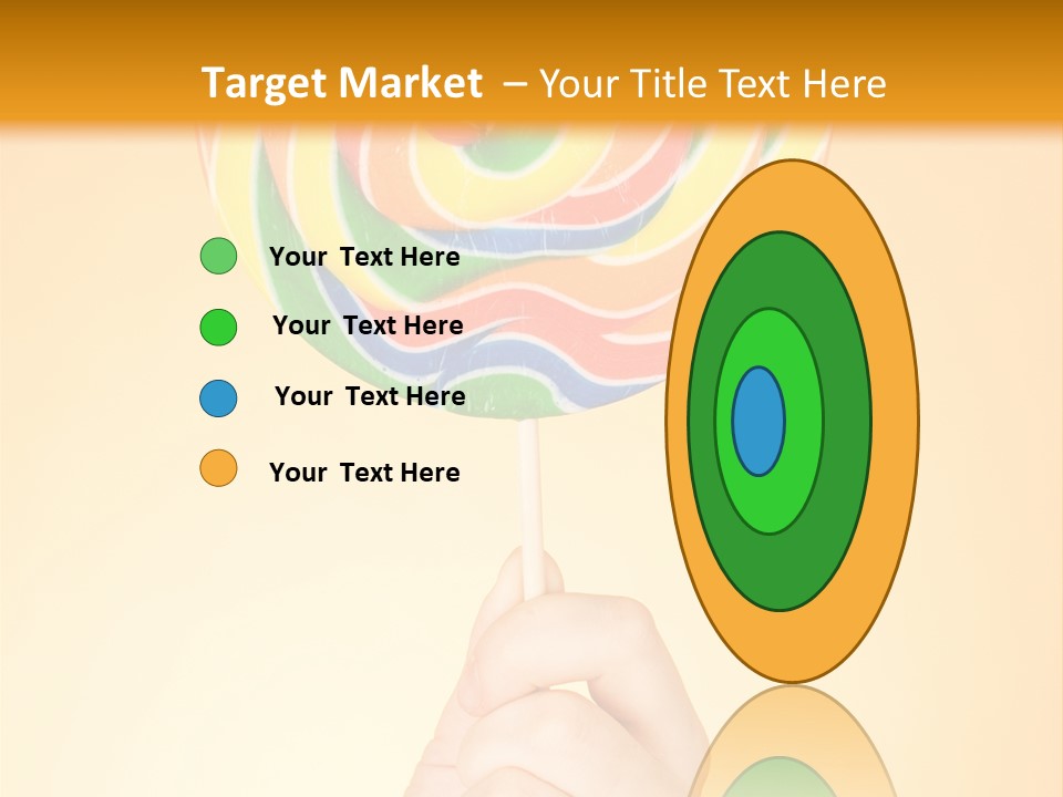 Glucose Cane Snack PowerPoint Template