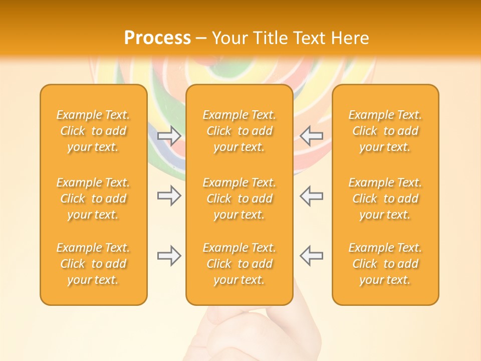 Glucose Cane Snack PowerPoint Template