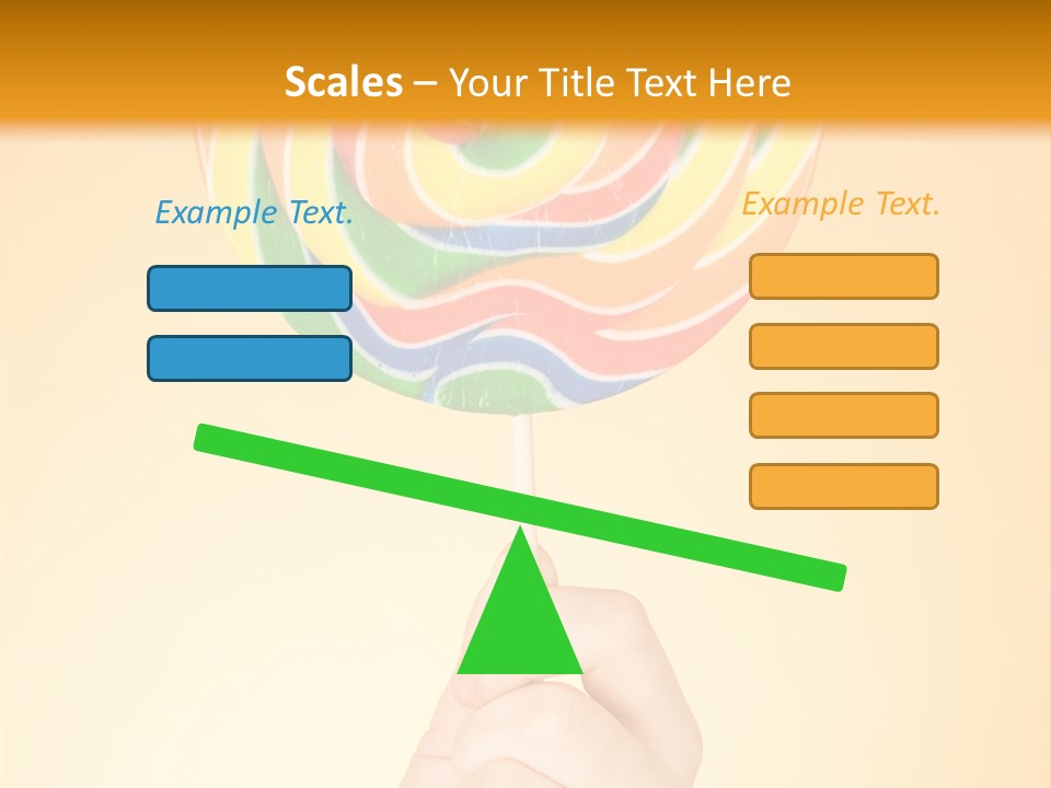 Glucose Cane Snack PowerPoint Template
