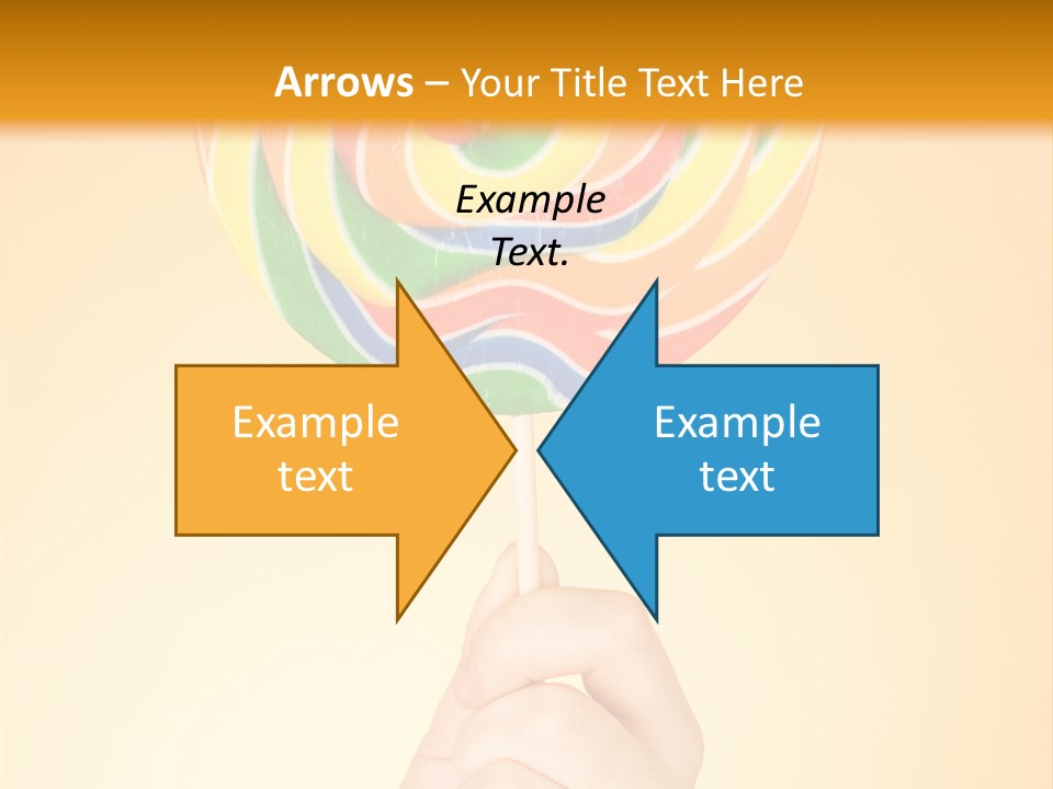 Glucose Cane Snack PowerPoint Template