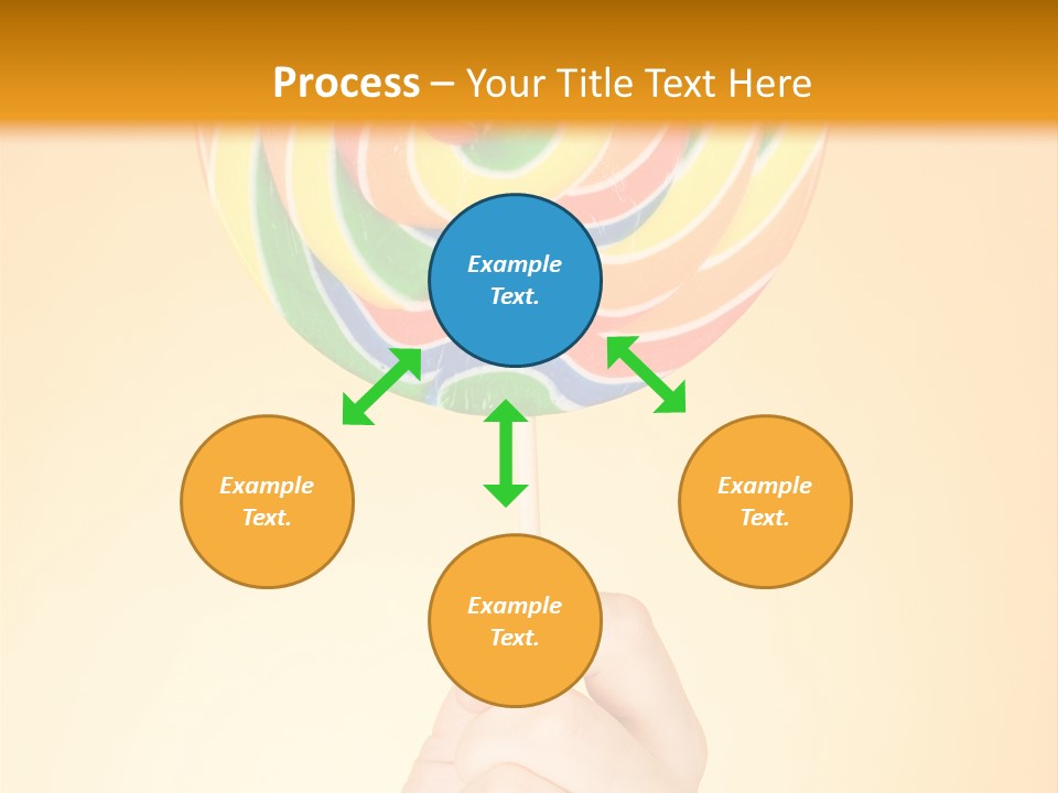 Glucose Cane Snack PowerPoint Template