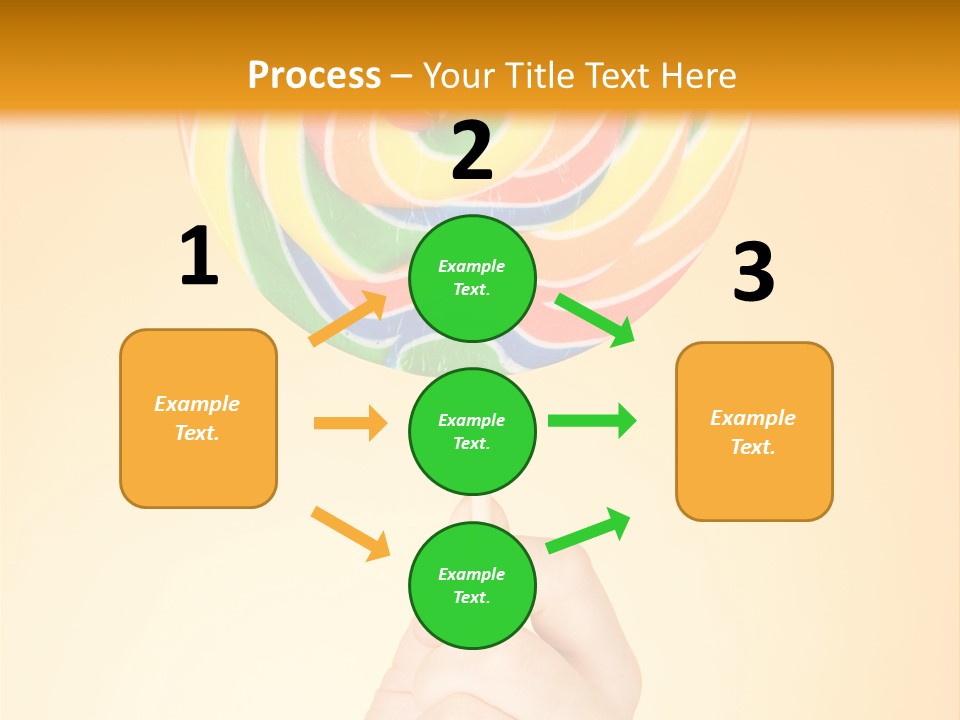 Glucose Cane Snack PowerPoint Template