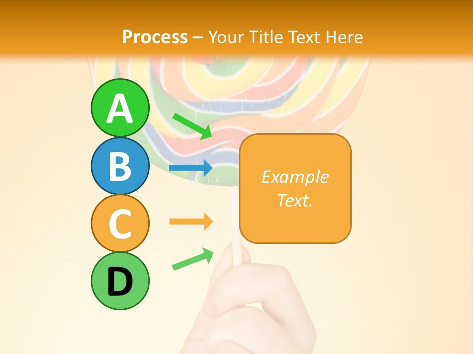 Glucose Cane Snack PowerPoint Template