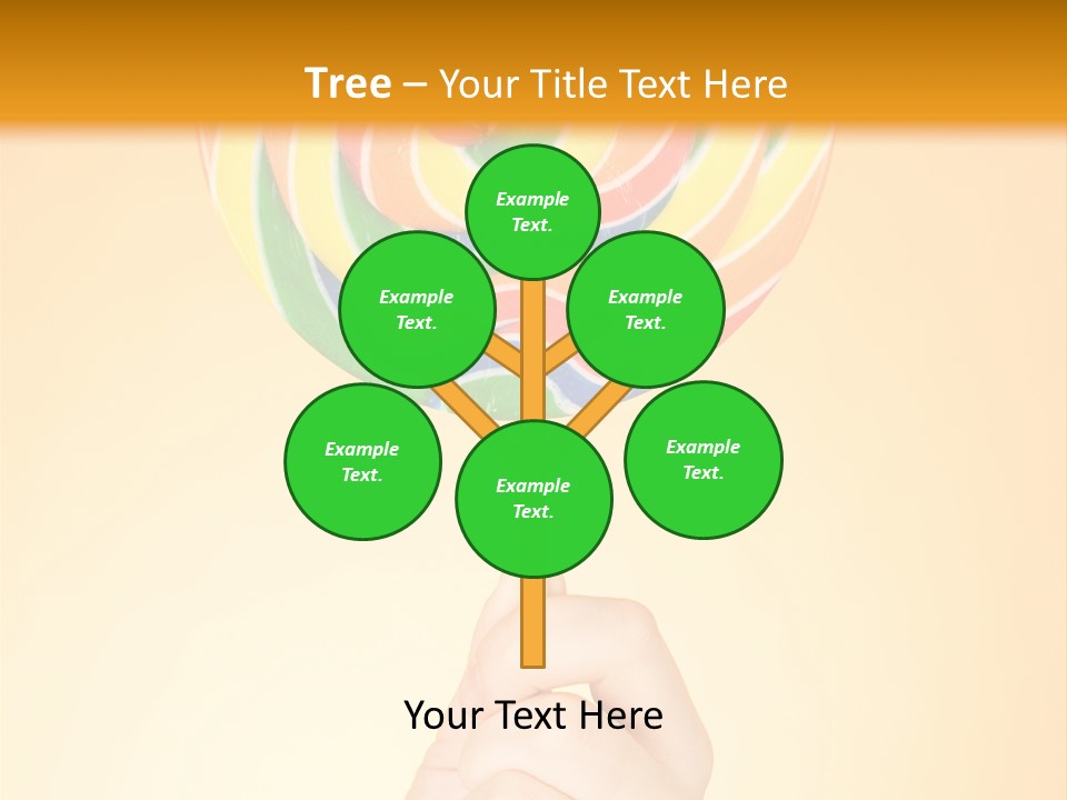Glucose Cane Snack PowerPoint Template