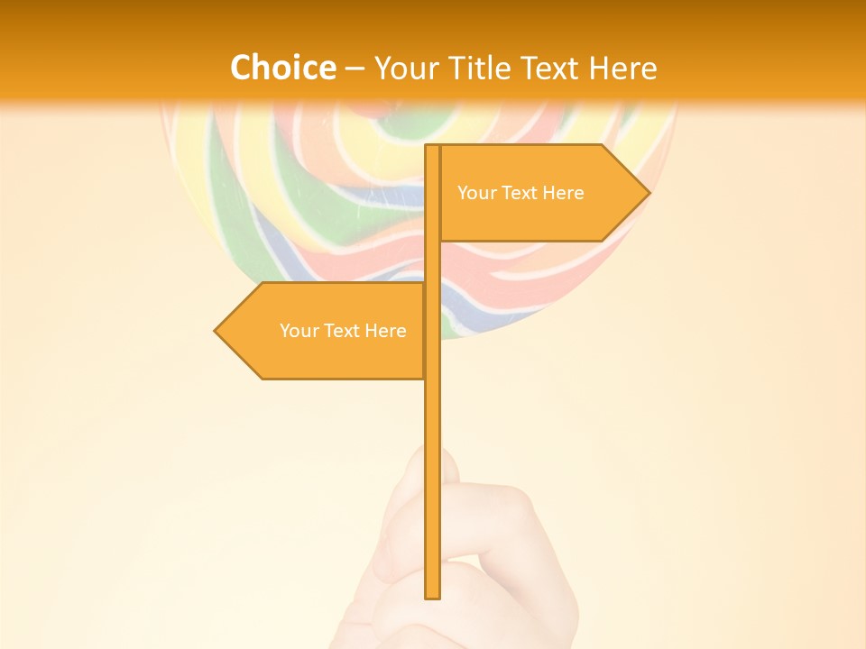 Glucose Cane Snack PowerPoint Template