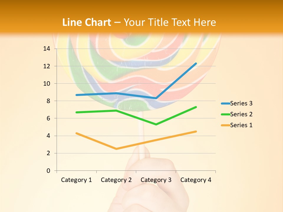 Glucose Cane Snack PowerPoint Template