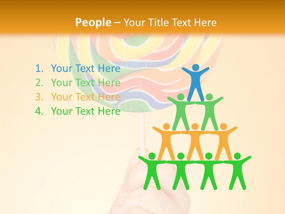 Glucose Cane Snack PowerPoint Template