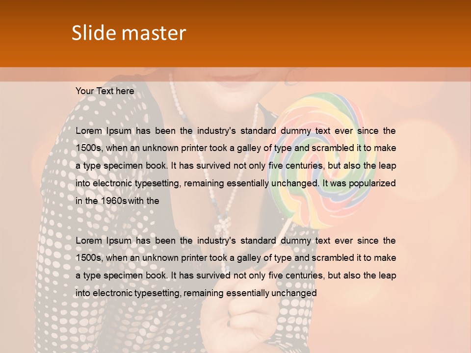 Exotic Bright Feminine PowerPoint Template