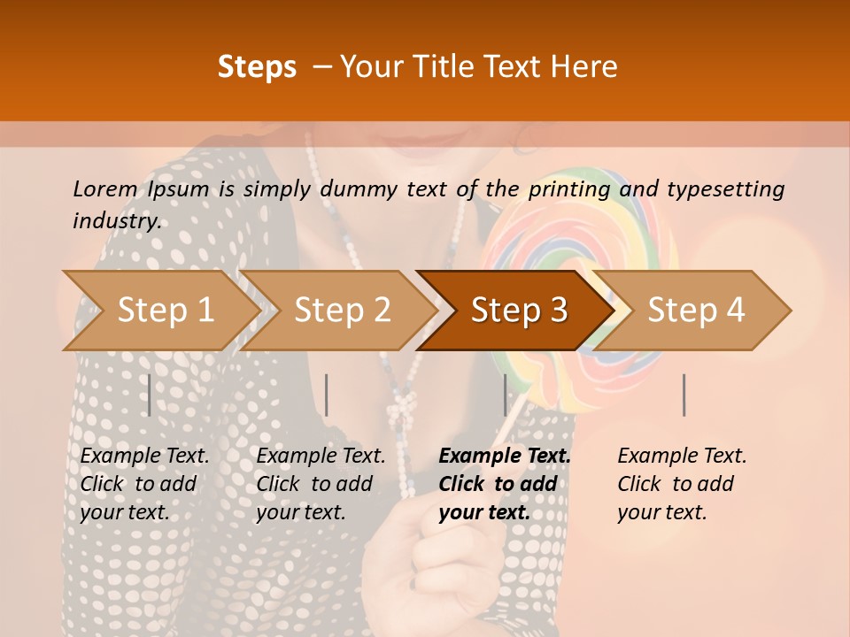 Exotic Bright Feminine PowerPoint Template