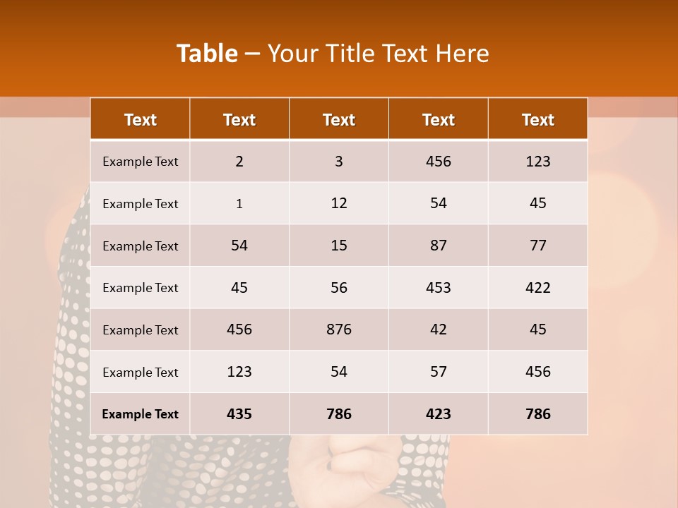 Exotic Bright Feminine PowerPoint Template