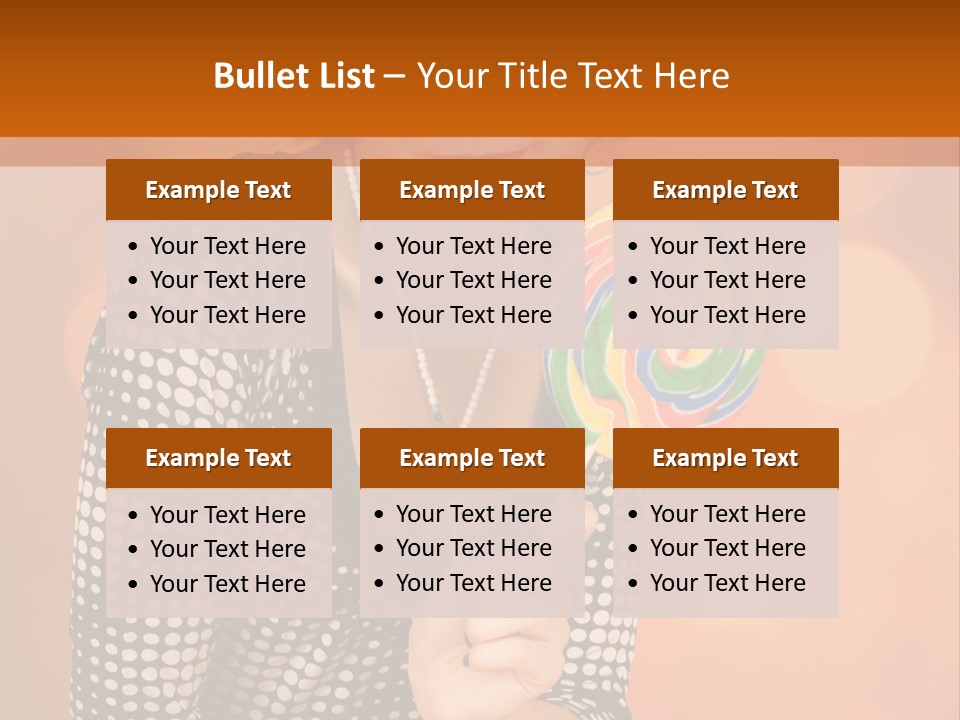 Exotic Bright Feminine PowerPoint Template