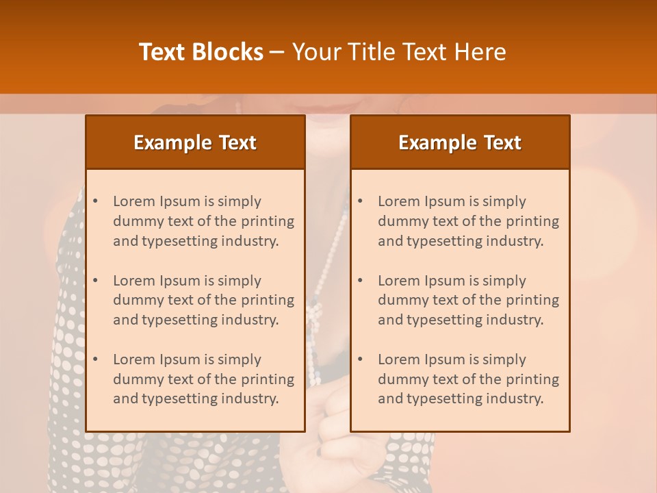 Exotic Bright Feminine PowerPoint Template