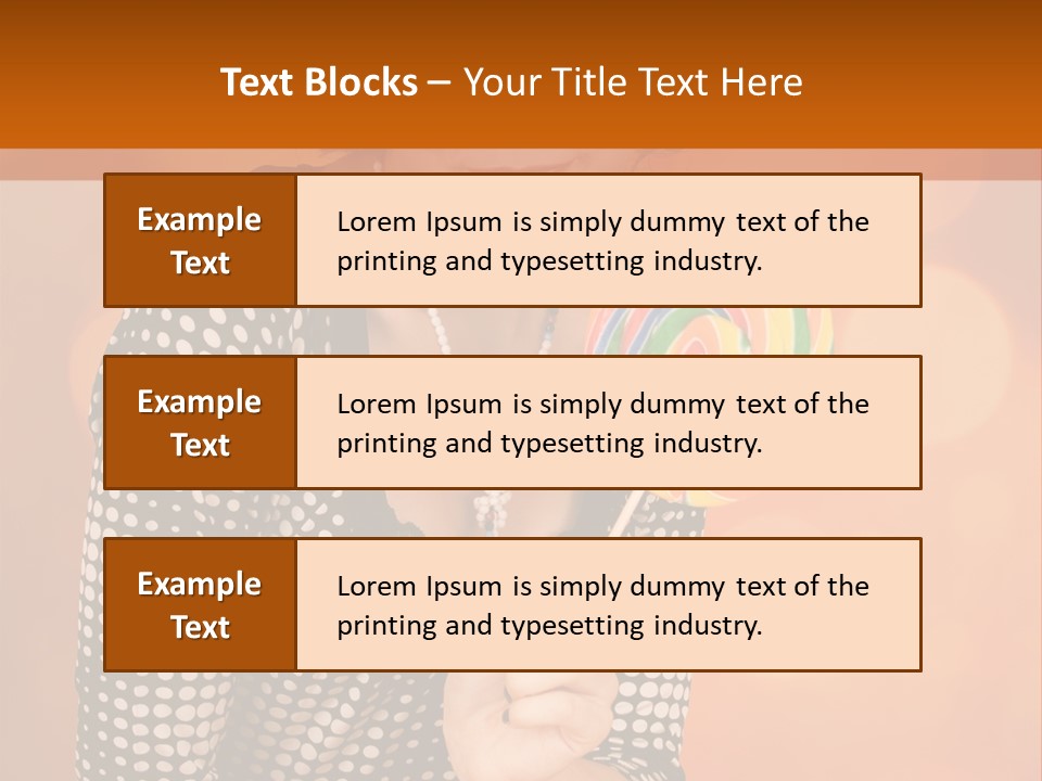 Exotic Bright Feminine PowerPoint Template