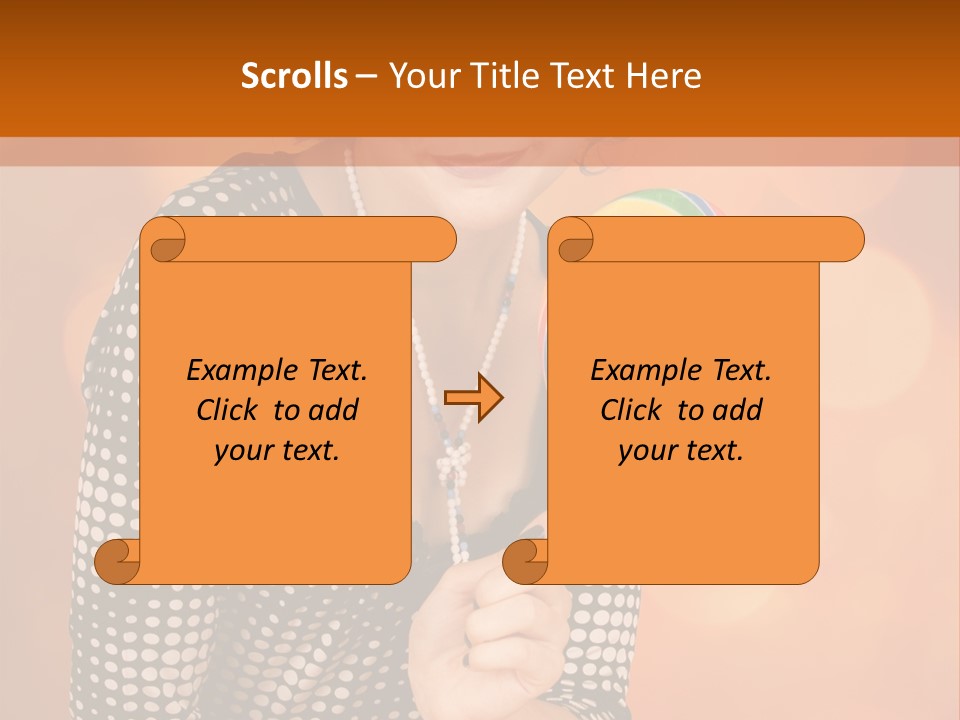Exotic Bright Feminine PowerPoint Template